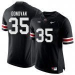 NCAA Ohio State Buckeyes Men's #35 Luke Donovan Black Nike Football College Jersey KSI8245HC